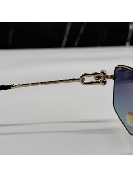 Tiffany & Co TF3111 62029S Blue Gold Women Sunglasses Authentic NEW main image 4